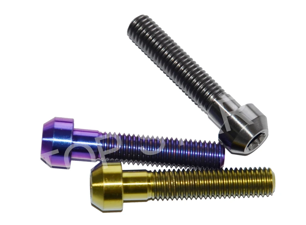 Button head Titanium bolts for Motorcycle M8X40mm Grade5 Titanium alloy