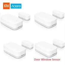 Xiaomi Aqara, датчик двери, окна, ZigBee, беспроводной комплект умного дома, система сигнализации, работает с приложением Gateway2 MiHome