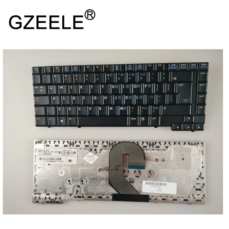 

GZEELE New FOR HP 6515B 6515S 6510B UI Black New English Replace laptop keyboard
