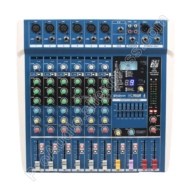 MICWL ZDR Series Pro Bluetooth Live Studio Microphone Mixing Console