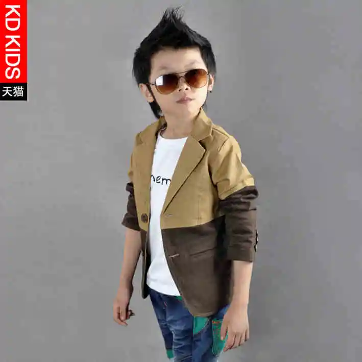 Jenya New Boys Jacket Blazer Casual All Match Spring And Autumn Contrast Color Kids Outwear Boys Fashion Suit Boys Khaki Coat Kids Outwear Boys Fashion Jacketboys Jacket Aliexpress
