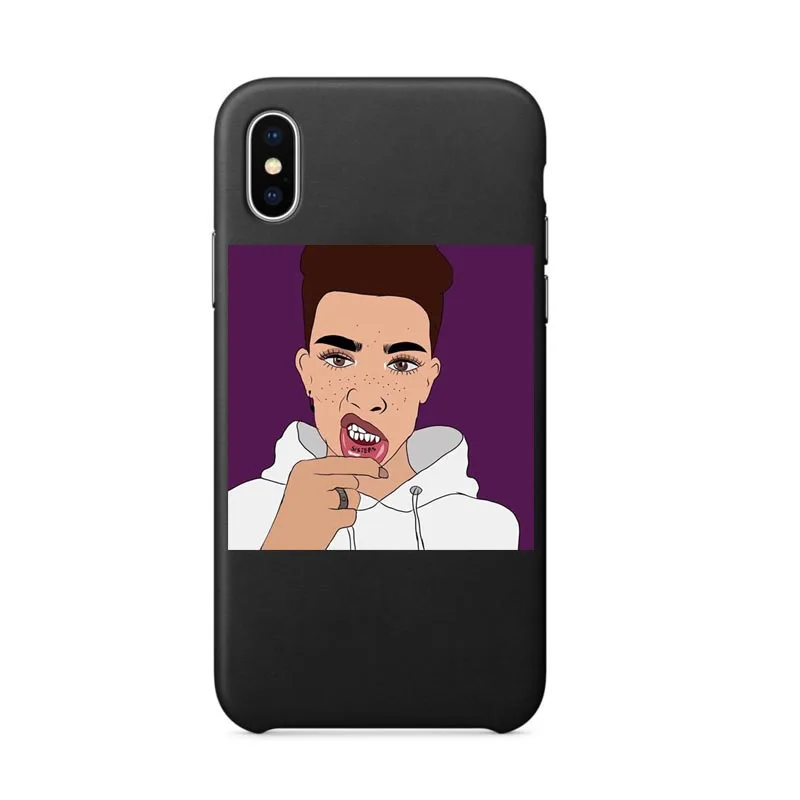 Сестры James Charles чехол для iPhone X XR xsmax 8, 8 Plus, 7, 7 Plus, 6 S Plus SE популярный тренд Charles сестра Мягкий силиконовый чехол для телефона - Цвет: TPU