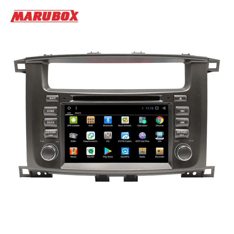 MARUBOX головное устройство 2 Din Android 8,1 для Toyota Land Cruiser 100 2002-2007 gps Navi Стерео Радио автомобильный мультимедийный плеер 7A112DT8