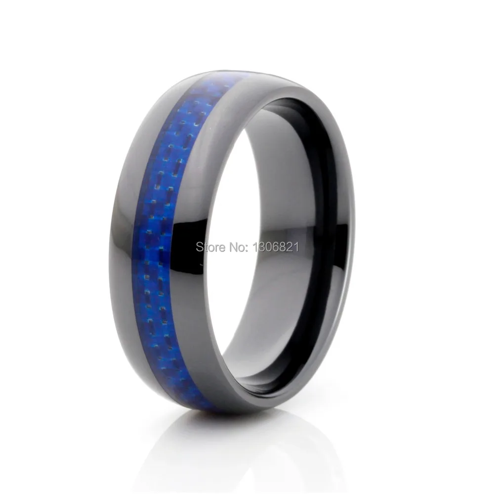 Very Nice Black Ceramic Wedding Ring With Blue Carbon Fiber Inlay Very Nice Black Ceramic Wedding Ring With Blue Carbon Fiber Inlay New Fashion In Bands From Jewelry Accessories On Aliexpress Alibaba