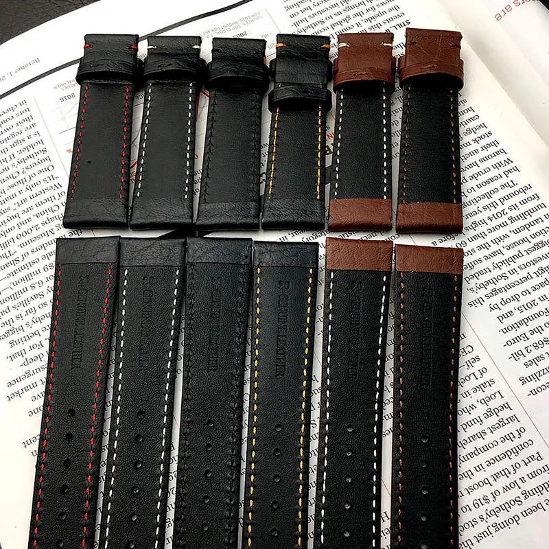 Универсальный ремешок для часов из коровьей кожи 20 мм 22 Zenith Hamilton мужских Omega