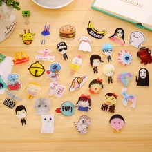 Packing Cartoon Food Personality Acrylic Pin Badge Clothes Badges Backpack Beautify Icons Shoes Package Icon CYTB001