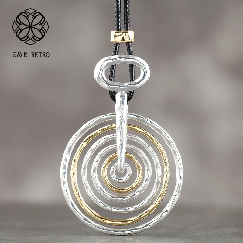 

Trendy Necklaces & Pendants Female Round Long Necklace Christmas Jewelry Chain Unicorn Necklace Birthday Party Gift For Women