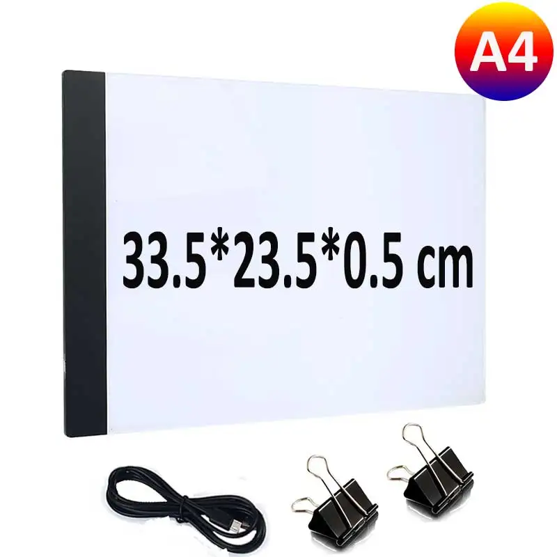 

Light Pad for Weeding Vinyl HTV Iron-on, USB Powered Scratch Resistant LED Board Tablet Box Must Have for Brightpad See The Cut