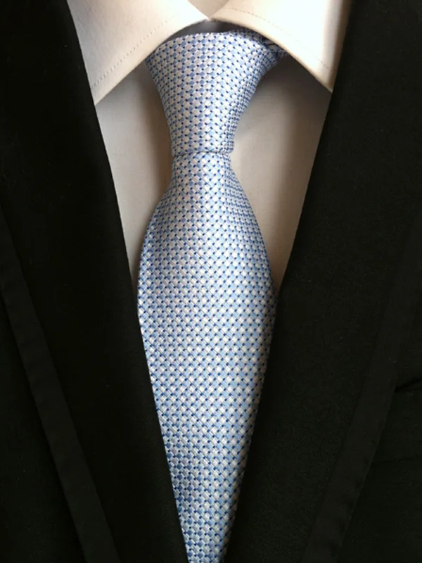 Продавец фабрики 8 см мужской классический галстук жаккардовые тканые галстуки в Горошек клетчатые модные деловые галстуки вечерние аксессуары - Цвет: YSXT146