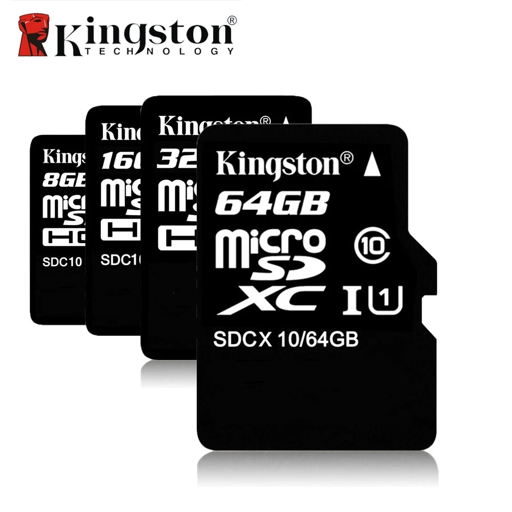 Kingston Micro SD TF Card 32GB 64GB 8GB 16GB Class10 Memory Card Mini