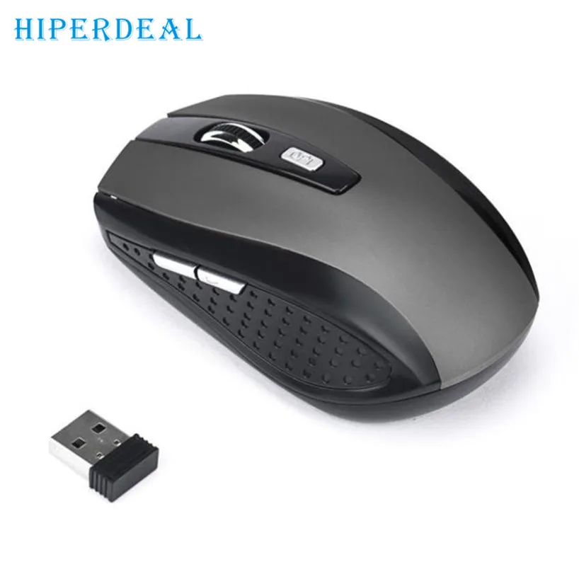 HIPERDEAL 2017 Бесплатная доставка Горячая 2 4 GHz Беспроводная игровая мышь USB приемник Pro