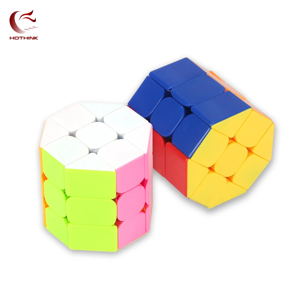 

HOTHINK 2x4x3 order Octagonal Cylinder Magic Cube for kids gift