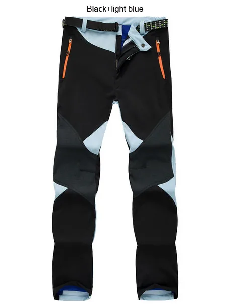 Woman Winter Trekking outdoor sports pants waterproof softshell Trousers Women hiking camping Spliced Warm Thermal Clothes P59