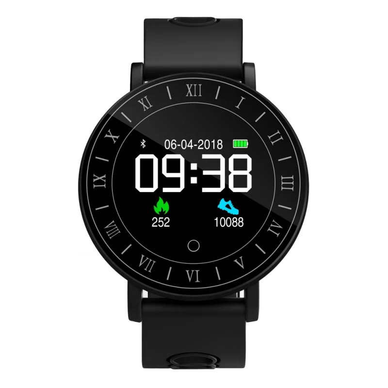 1.0 inch OLED Display Smart Watchs For iOS Android Iphone 8 X Samsung S8 S9 Note 5 Dynamic Heart Rate Comfortable Smartwatch