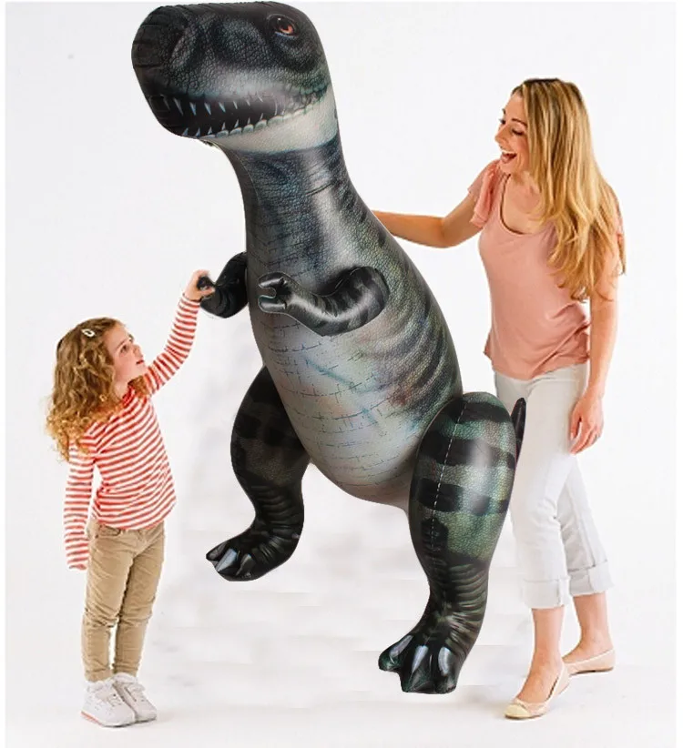 185 см гигантские надувные игрушки динозавр T-Rex подарки на день рождения для детей Хэллоуин Рождественский реквизит для вечеринок
