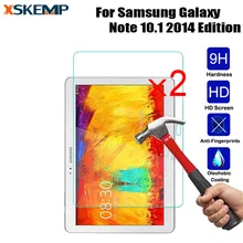 XSKEMP 2Pcs/Lot 9H Tempered Glass Transparent Film For Samsung P600\Galaxy Note 10.1 2014 Edition Tablet Screen Protector Film