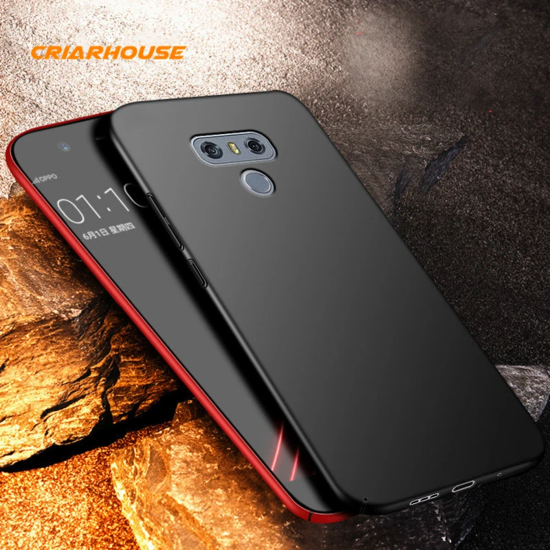 

CRIAR HOUSE Color Slim Smooth Matte Hard PC Plastic 360 Full Protective Cover Case For LG G7 ThinQ G5 SE G6 V30 Plus Dual Cases