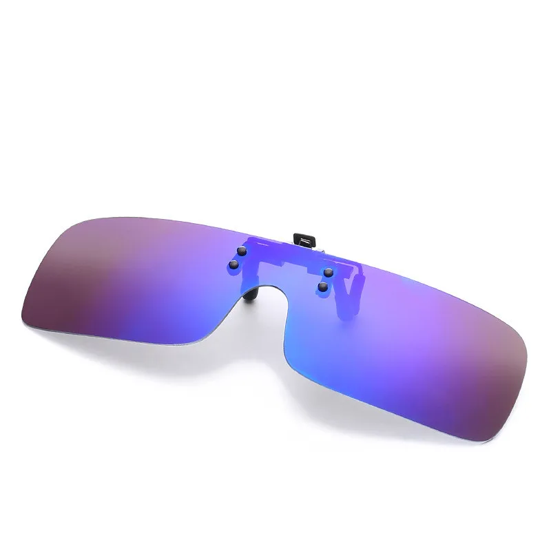 Поляризованные зеркальные солнцезащитные очки с клипсой для вождения, ночного видения, линзы, очки с клипсами, анти-UVA, анти-уфв, для спортивных очков для чтения - Цвет линз: 3