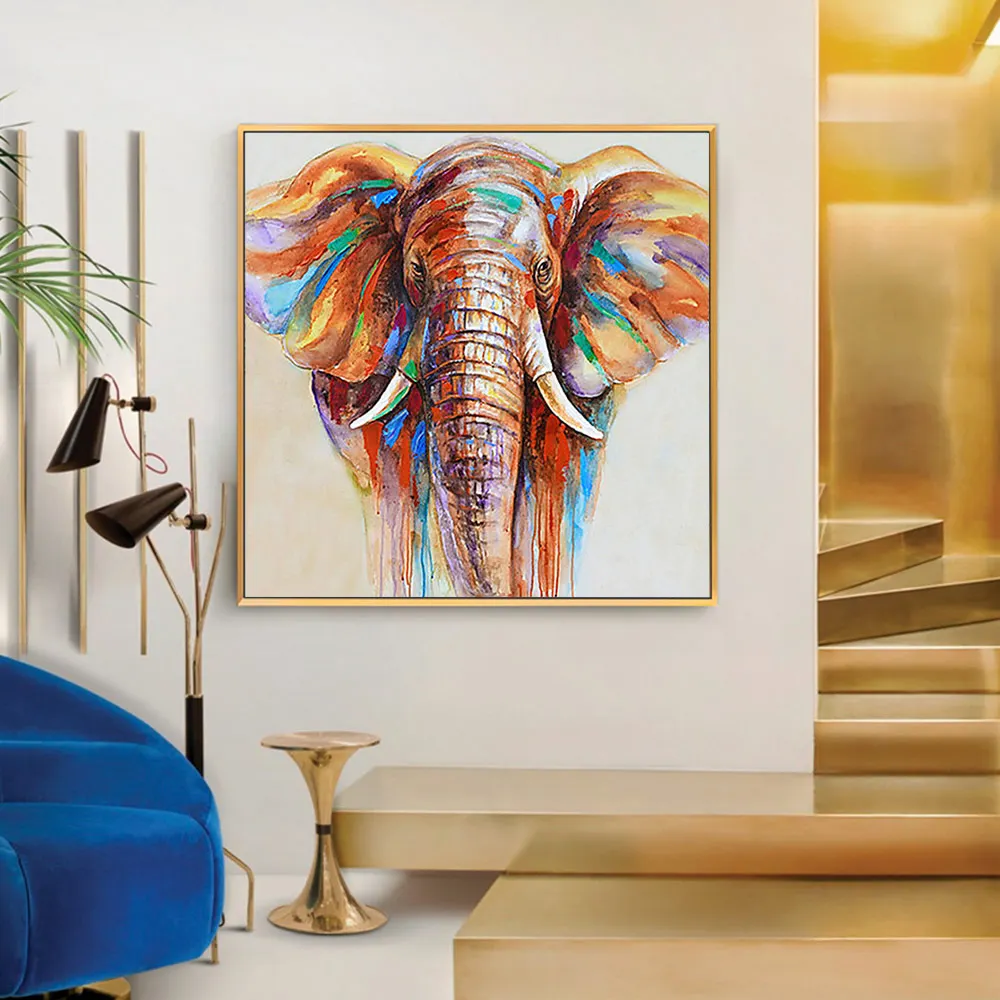 Алмазная картина со слоном, Круглый полный дрель для животных, greasepaint Nouveaute, сделай сам, мозаика, вышивка, 5D, вышивка крестиком, домашний декор, подарки