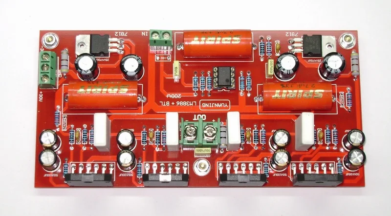 LM3886 + NE5532 параллельный BTL 200 Вт усилитель мощности плата усилителя (3886*4) |