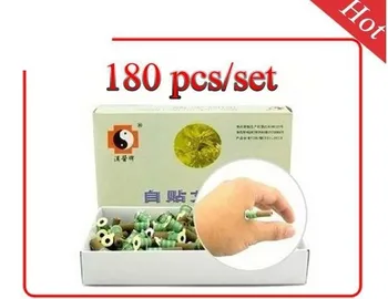 

Smokeless Moxa tube Self-adhesive acupuncture points stickers sticking Moxibustion 180pcs/pack Free shipping Best selling