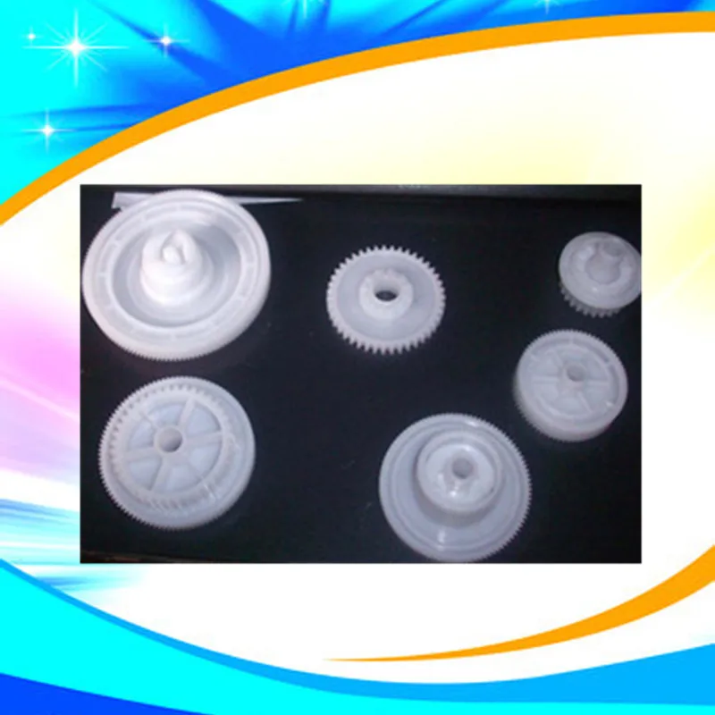 New LaserJet ptinter 5200 Toner Cartridges drive gear set (6pcs/set ) RU5 0548 RU5 0546 RU5 0547