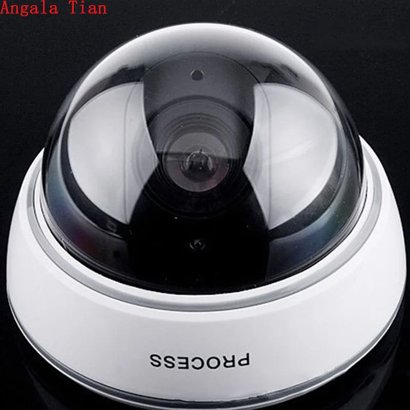 Angala Tian высококачественный домашний муляж системы безопасности Беспроводная поддельная камера светодиодный камера наблюдения Поддержка обнаружения движения-черный и белый
