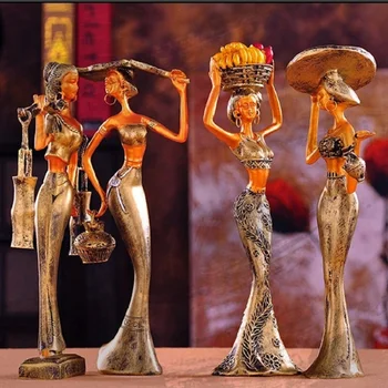 

Resin figures furnishing statues Home decorative articles resina garden decoration ethnic style resin crafts home decorations