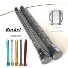 “Rocket” Jump Rope Professional Athletics Skipping With Ball Bearing Metal Handle Crossfit Fitness Equipment Skipping