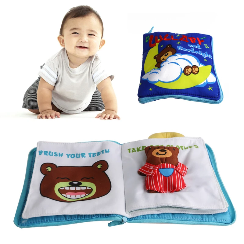 

Hot Soft Intelligence development Cloth Bed Cognize Book Early Learning & Educational Toy for Kid Baby On Sale