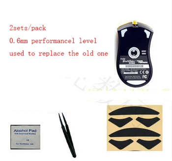 

4sets/pack Original Hotline Games mouseskate for razer deathadder 0.6mm performance level teflon mousepad mouse feet