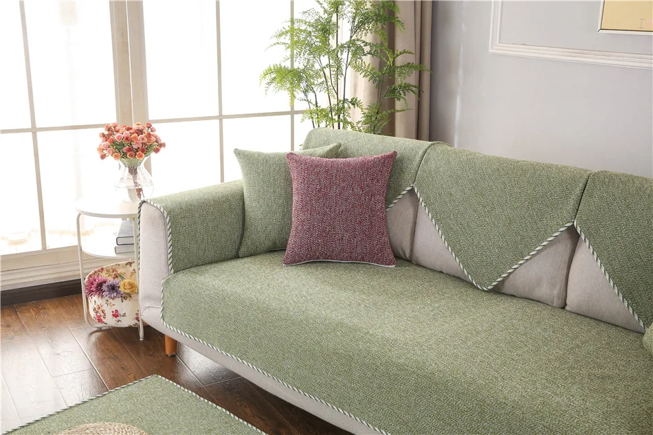 beige sofa slipcover