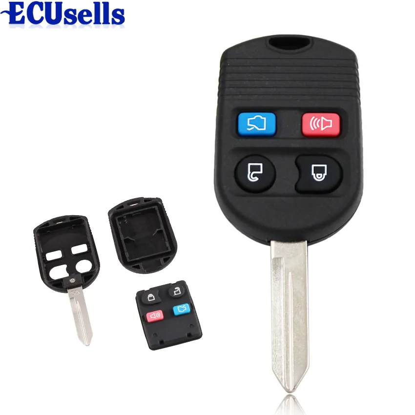 

SALE ! Combo Key Shell Uncut for Refit FORD LINCOLN MERCURY Case Shell Fob 4 Button