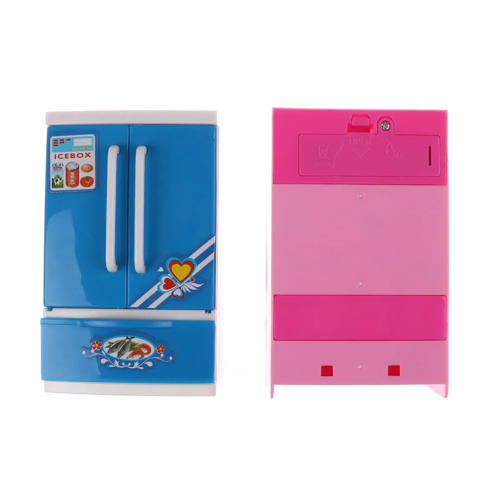 1pc Refrigerator Mini Household Pretend Play Kitchen Children Toys