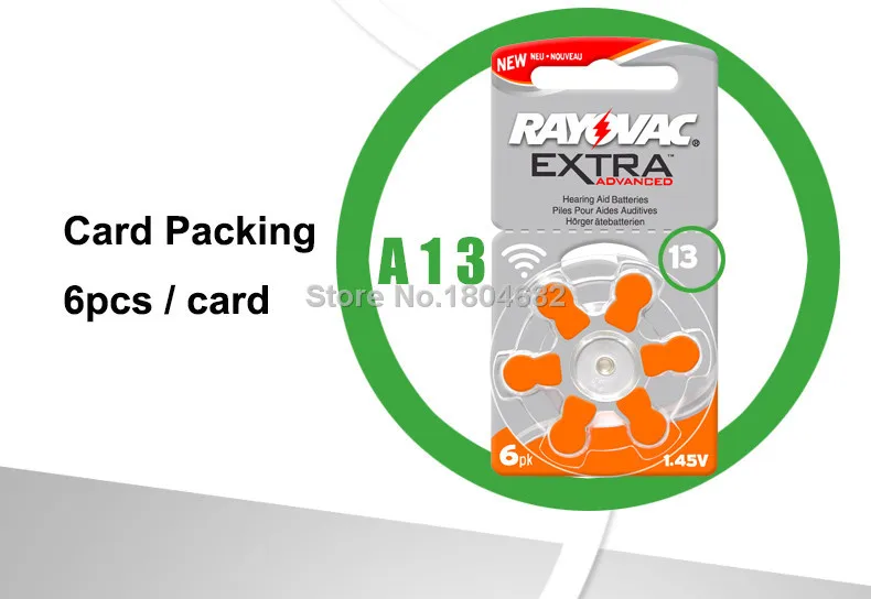 Батарейки для слухового аппарата RAYOVAC A13 13A 13 P13 PR48 30 шт./лот|hearing aid batteries|battery a13rayovac