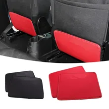 2 шт Кожаное украшение салона автомобиля заднее сиденье анти-кик коврик защита для Smart forfour