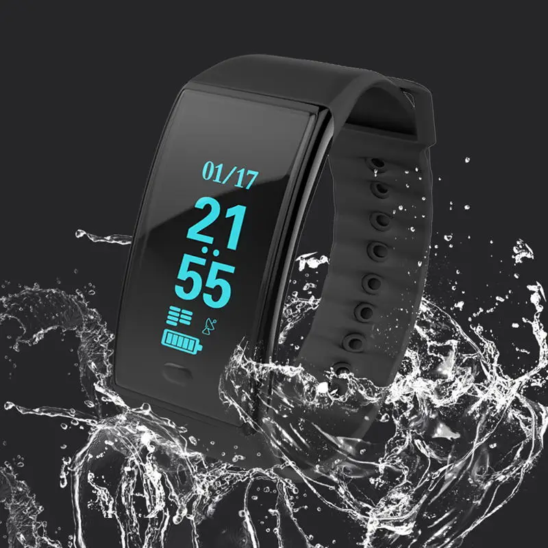 S09 IP67 Smart Браслет Heart Rate крови Давление умный сна Мониторинг звонков напоминание