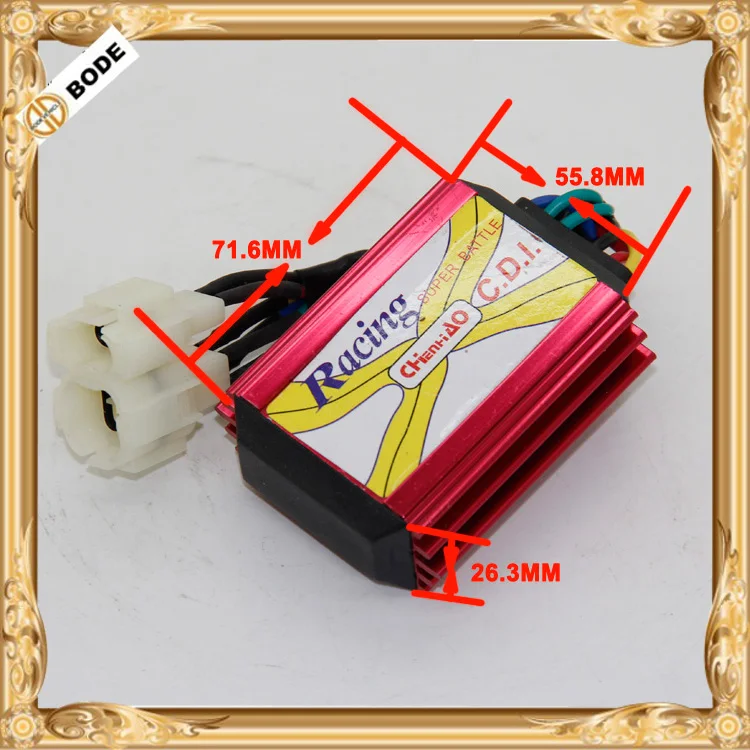 

Racing 6pin 4+2 Pins GY6 CDI Fit to GY6 125cc 150cc Motorcyle Scooter ATV Quad Go Kart Buggy(BD-DQ196)