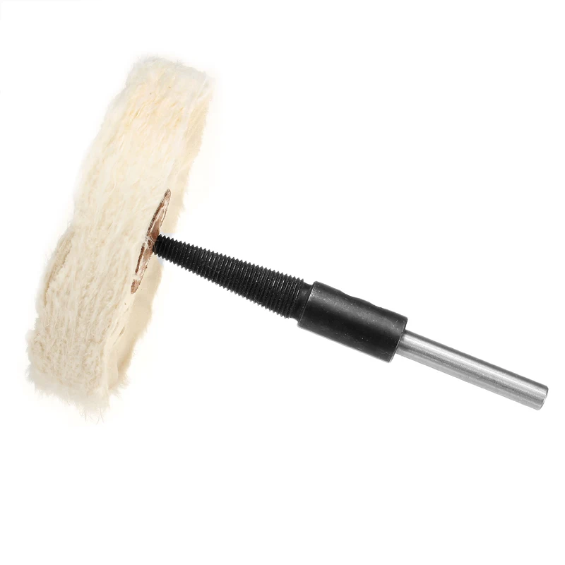 

4 Inch Felt Wool Polishing Wheel Adapter Set Changed Electric Drill Into Polishing Machine