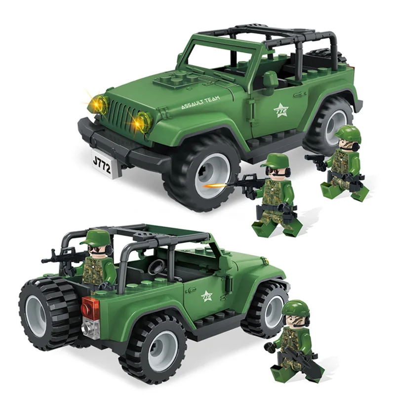 Военная серия Swat Equipo Armas Arma Paquete Bloques De Construccion Ciudad Policia Soldados Figura Ww2 Lepining Militares|Блочные