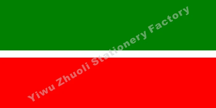 Российский флаг Татарстана 150X90 см(3x5FT) 120g 100D полиэстер двойной прошитой Высокое качество