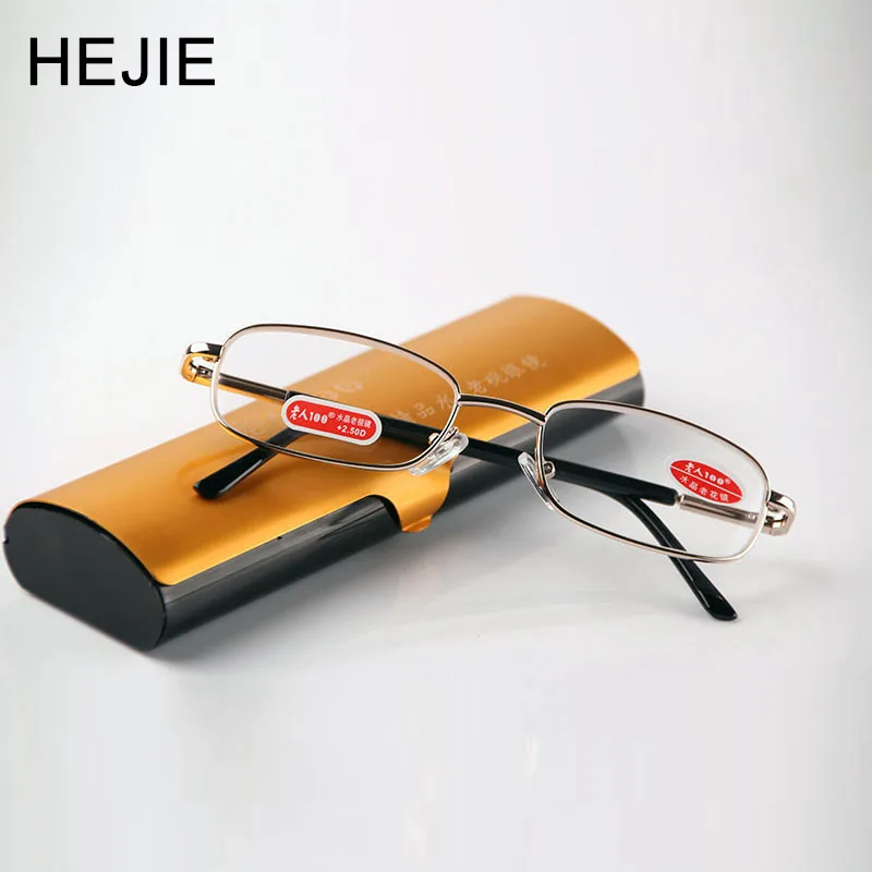 

Classic Unisex Alloy Full Rim High Quality Anti-Scratch Crystal Lens Comfortable Reading Glasses Diopter+0.5-+4.0 Y1051