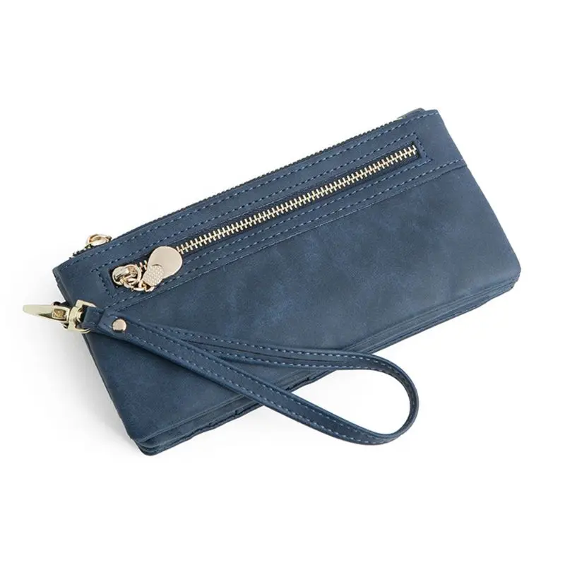 

Women Leather Clutch Long Wallet PU Card Holder Purse Handbag Wristlet Bag