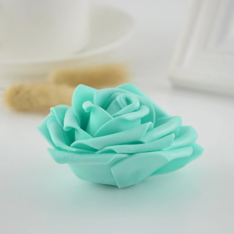 10 шт. искусственные розы из пенополиэтилена 7 см|wedding car decoration|rose artificialartificial flowers