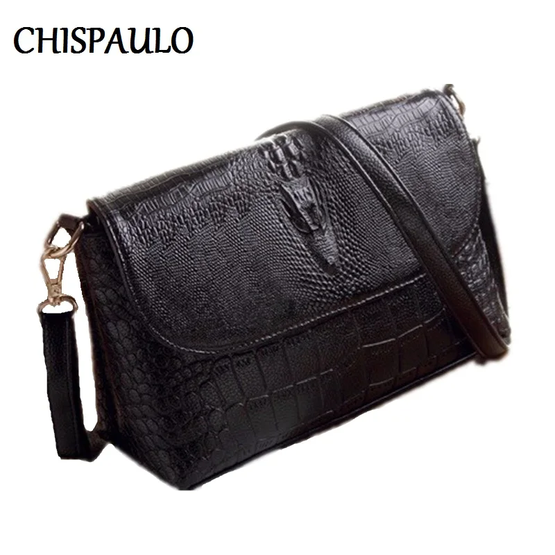 

Women Bags Genuine Leather Handbags Famous Brands Designer Handbags Woman Crocodile shoulder crossbody Messenger Evening Bag X50