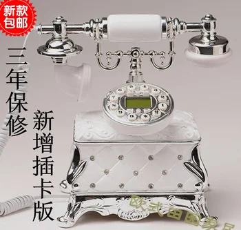 

New European style retro fashion antique telephone landline telephone home wireless fixed antique garden corded phone ringing