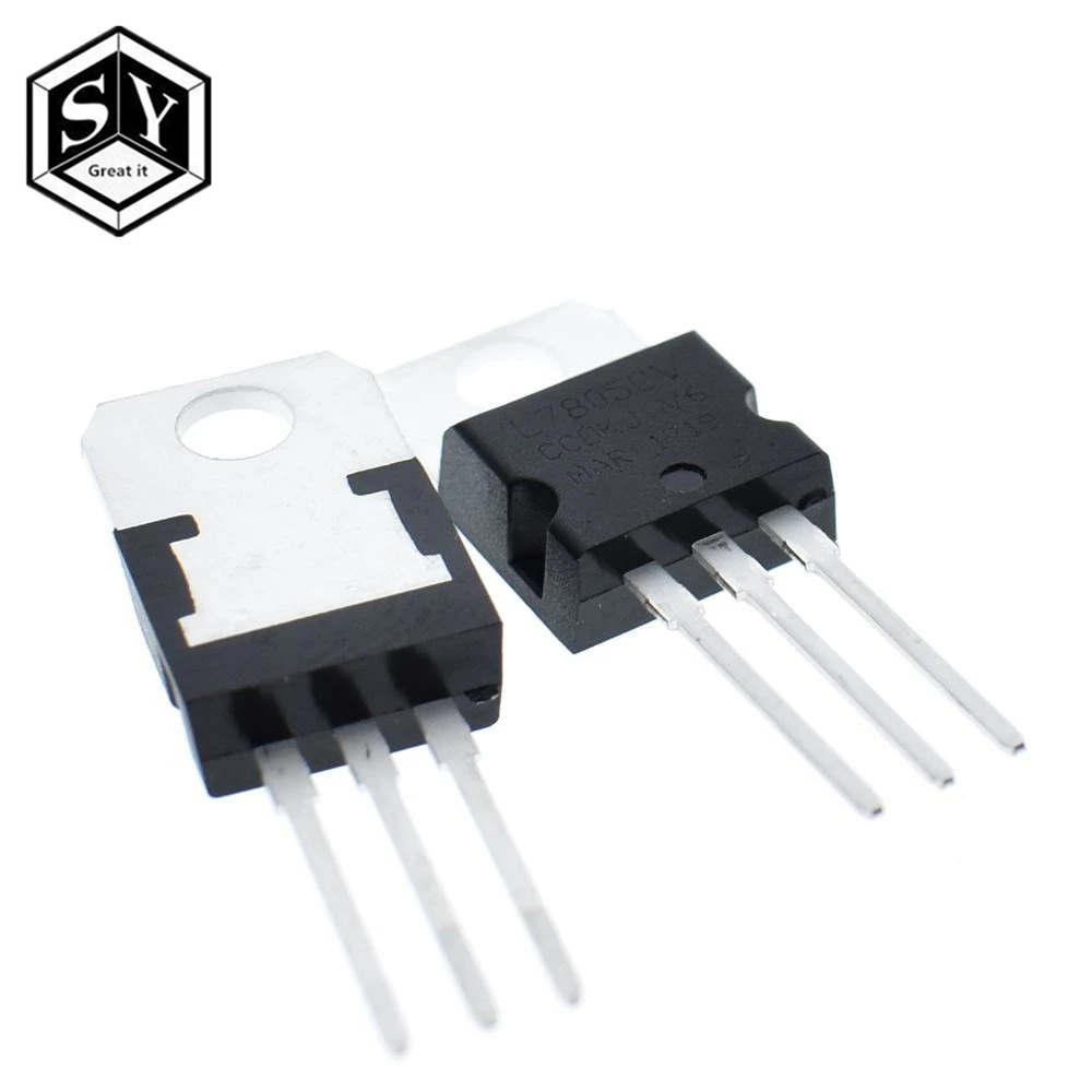 10 шт./лот новый регулятор напряжения L7805CV TO 220 L7805 7805 5 В положительного