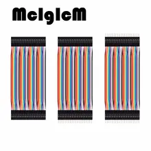 120 шт. Dupont перемычка провода кабель 10 см мужчин и женщин, женщин и женщин, мужчин и женщин Dupont перемычка провода линия 2,54 мм макетная плата