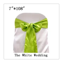 100 шт цвета зеленого яблока кушак для украшения свадьбы