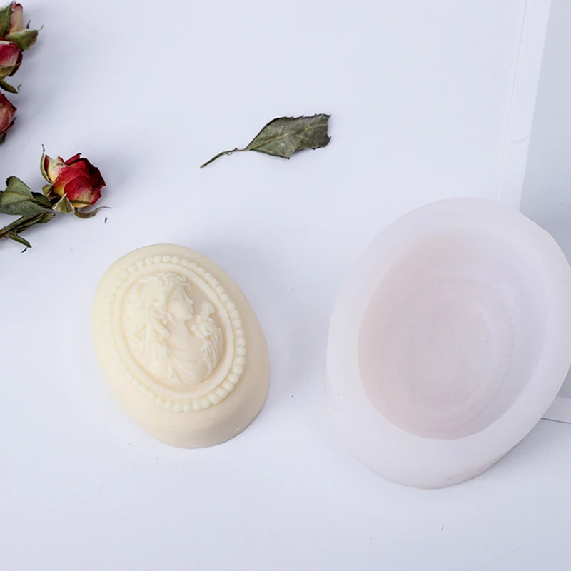 Soap Silicone Molds Pretty Girl Design for Handmade Soap